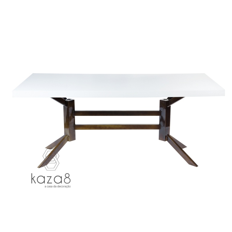 Mesa Havaí Cor Madeira Mel - Kaza8